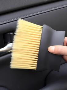 1pc Plastic Car Cleaning Brush - Black - View 4