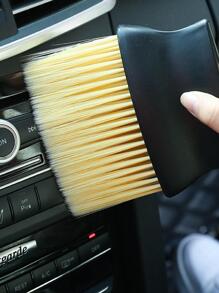 1pc Plastic Car Cleaning Brush - Black - View 2