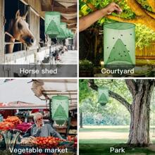 1pc Green Plastic Lightweight Camping Folding Flytrap - Green - View 3