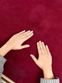 1pc All Seasons Universal Embroidery Pattern Sofa Cushion Cover - Burgundy - View 6