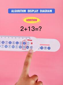 1 pieza Regla portátil, Reglas - Rosa - Ver 2