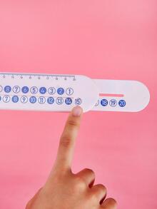 1 pieza Regla portátil, Reglas - Rosa - Ver 4