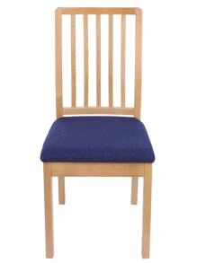 1pc Solid Color Chair Cushion Cover