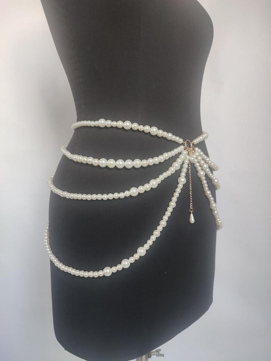 beaded waist belt