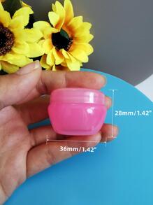 Hũ Mỹ Phẩm Uống Được, 2 Hũ Kem Rỗng Đa Chức Năng PP 10gram Màu Hồng Cho Gia Đình, Du Lịch - Hồng - Xem 5