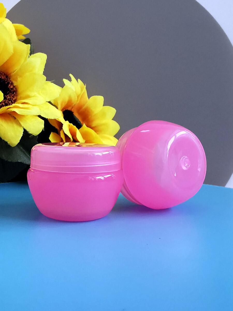 Hũ Mỹ Phẩm Uống Được, 2 Hũ Kem Rỗng Đa Chức Năng PP 10gram Màu Hồng Cho Gia Đình, Du Lịch - Hồng - Xem 1