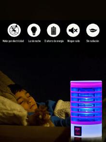 3PCS Lámpara Eléctrica Uv Para Matar Mosquitos - Multicolor - Ver 5