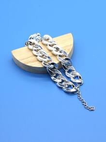 Silver Cat Necklace And Black Pet Sunglasses Set For Dressing Up Cats And Dogs - Silver - View 5