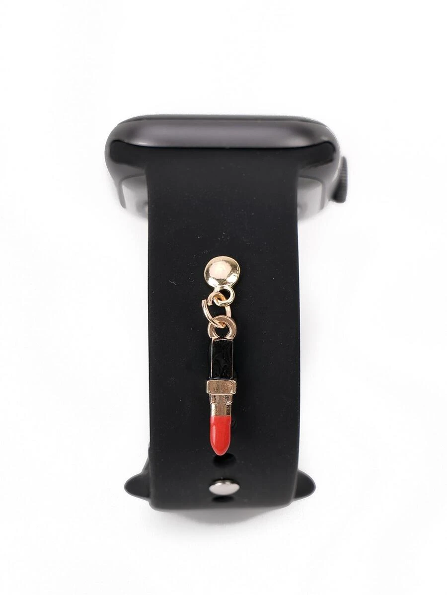 1 thỏi son môi hợp kim Dây đeo đồng hồ quyến rũ Tương thích với phụ kiện dây đeo đồng hồ Apple, Tương thích với dây đeo đồng hồ Galaxy, Tương thích với quà tặng dòng đồng hồ Huawei - Nhiều màu - Xem 1