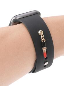 1 thỏi son môi hợp kim Dây đeo đồng hồ quyến rũ Tương thích với phụ kiện dây đeo đồng hồ Apple, Tương thích với dây đeo đồng hồ Galaxy, Tương thích với quà tặng dòng đồng hồ Huawei - Nhiều màu - Xem 2