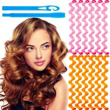 24PCS Heatless Waves Curlers Spiral Curls Styling Kit No Heat Hair Waver Spiral Curlers Rollers With Styling Hooks For Most Hairstyles(Pink,Orange) ,Hair Rollers,Heatless Curls,Hair Curler,Hair Products And Accessories For Barber Salon Beauty Travel Essentials,Back To School,Travel Holiday Essentials,Hair Accessories For Women,Hair Curlers,Curly Hair Brush,Rollers,Curly Hair Products,Curler,Rollers For Hair,Hair Curl,Curly Hair Tools,Hair Roller,Curly Hair,Heatless Curl,Heatless Curls,Hair Curler,Barber,Hair Tools,Hair Products,Hair Curlers,Barber Accessories,Travel,Rollers,Hair Stuff,Hair Accessories,Curly Hair Products,Curler,Rollers For Hair,Hairdressing Equipment,Hair Curl,Curly Hair Tools,Hair Roller,Christmas,Barbershop,Hair Curling Iron, Barber Accessories, Hair Accessories, Curling Iron, Hairdressing,Heatless Waves,Travel Essentials,Hairstyle,Hairdressing - Multicolor - View 1