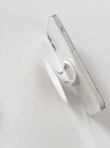 花朵圖案防摔手機外殼附支架 - 彩色 - 查看 2