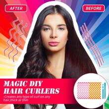 24PCS Heatless Waves Curlers Spiral Curls Styling Kit No Heat Hair Waver Spiral Curlers Rollers With Styling Hooks For Most Hairstyles(Pink,Orange) ,Hair Rollers,Heatless Curls,Hair Curler,Hair Products And Accessories For Barber Salon Beauty Travel Essentials,Back To School,Travel Holiday Essentials,Hair Accessories For Women,Hair Curlers,Curly Hair Brush,Rollers,Curly Hair Products,Curler,Rollers For Hair,Hair Curl,Curly Hair Tools,Hair Roller,Curly Hair,Heatless Curl,Heatless Curls,Hair Curler,Barber,Hair Tools,Hair Products,Hair Curlers,Barber Accessories,Travel,Rollers,Hair Stuff,Hair Accessories,Curly Hair Products,Curler,Rollers For Hair,Hairdressing Equipment,Hair Curl,Curly Hair Tools,Hair Roller,Christmas,Barbershop,Hair Curling Iron, Barber Accessories, Hair Accessories, Curling Iron, Hairdressing,Heatless Waves,Travel Essentials,Hairstyle,Hairdressing - Multicolor - View 3