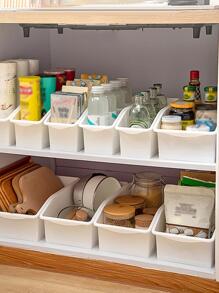 Sắp xếp Văn phòng hoặc Ký túc xá của bạn với Hộp lưu trữ sách để bàn có thể gập lại này! - trắng - Xem 5