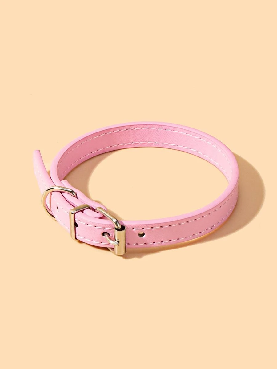 1入組粉色的寵物項圈適用於貓和小狗 - 粉色 - 查看 1