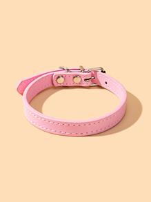 1入組粉色的寵物項圈適用於貓和小狗 - 粉色 - 查看 3
