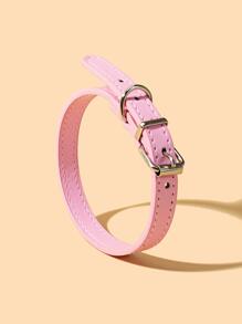 1入組粉色的寵物項圈適用於貓和小狗 - 粉色 - 查看 5