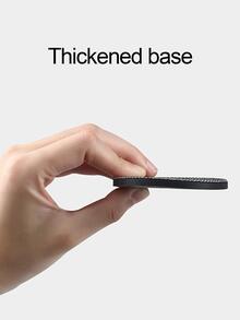 2pcs Rhinestone Decor Anti-slip Car Coaster - Silver - View 7