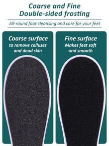 1pc/3pcs Foot File Callus Remover, Foot Scrubber Tool For Removing Dead Skin, Calluses And Smoothing Rough Feet - White - View 3