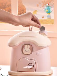 1pc Cartoon Cute Children's Coin Bank - Multicolor - View 2