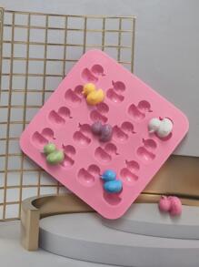 1 molde de silicona para galletas de chocolate con forma de pato de 16 cavidades - Rosa - Ver 3