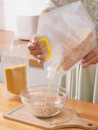 Kitchen Sealed Moisture Proof Insect Proof Storage Container For Rice, Cereal, Sealed Bag