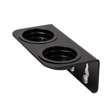 1 PC Reptile Water Bowl Double Grid Gecko Food Dish Feeder Detachable Suction Cup Reptile Feeding Dish Feeder with 6 Pcs Cups Dish Bowls for Pet Food and Water Feeding - Black - View 7