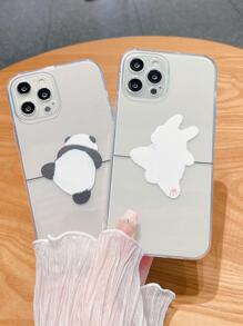 Coque De Téléphone Portable panda & Motif Lapin Anti-Chute - Multicolore - Voir 2