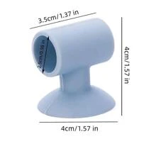 6入組矽膠門把手鎖吸盤壁用於防撞消音器保護墊 - 彩色 - 查看 4