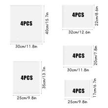 Túi đựng quần áo 20 món có khóa kéo, Túi có khóa kéo, Túi du lịch, Túi nhựa tái sử dụng mờ, Túi đựng quần áo, Túi đựng đồ, Túi đựng đồ sắp xếp cho đồ lót mỹ phẩm (5 kích cỡ) cho Túi đựng đồ du lịch, Túi đựng đồ trang điểm, Túi đựng mỹ phẩm, Túi đựng đồ đi nghỉ, Túi đựng đồ trang điểm dung tích lớn, Hộp đựng đồ trang điểm, Đựng son môi, Cọ, Chăm sóc da, Điện thoại di động, Tiền xu, Đồ dùng nhỏ, Cho gia đình, Quà tặng, Kỳ nghỉ và Lễ hội Halloween Giáng sinh Sử dụng đa chức năng - Trong sáng - Xem 4