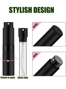 3pcs/set 8ml Portable Mini Perfume Atomizer, Refillable Empty Small Spray Bottle For Travel - Multicolor - View 3