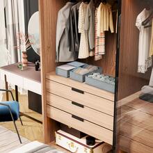 DIMJ Drawer Organizer, Underwear Drawer Organizer Divider, Set of 4 Fabric Drawer Organizer, Dresser Drawer Dividers for Baby Clothes, Socks, Belt, Tie - 淺灰色 - 查看 7