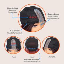 Tóc giả ren chữ U chịu nhiệt tổng hợp dài 4 x 2 thẳng nhiều màu dùng hàng ngày cho phụ nữ - Tóc giả tổng hợp mềm mại tự nhiên thân thiện với người mới bắt đầu - Nhiều màu - Xem 7