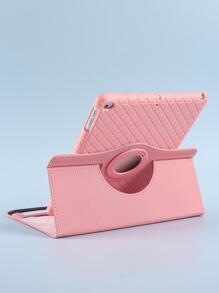 1入組素色iPad平板殼 - 粉色 - 查看 5