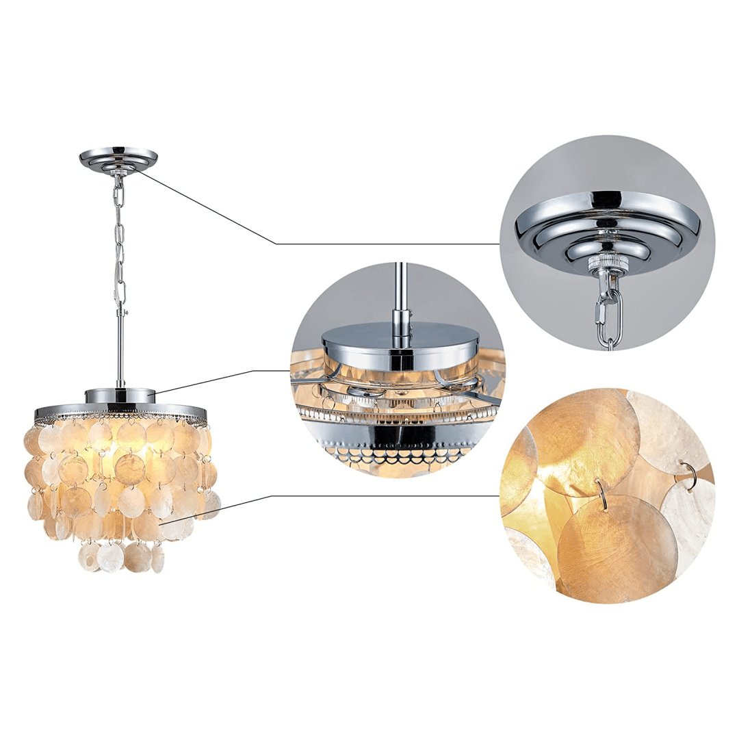 Shrine Lighting 20013 Modern Chandelier Light Fixture with 4 Lights