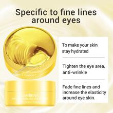 LANBENA Under Eye Patches (30 Pairs) - Gold Under Eye Mask Retinol & Collagen, Under Eye Mask For Face Care, Eye Masks For Dark Circles And Puffiness, Under Eye Masks For Beauty & Personal Care - Màu vàng - Xem 6