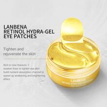 LANBENA Under Eye Patches (30 Pairs) - Gold Under Eye Mask Retinol & Collagen, Under Eye Mask For Face Care, Eye Masks For Dark Circles And Puffiness, Under Eye Masks For Beauty & Personal Care - Màu vàng - Xem 2