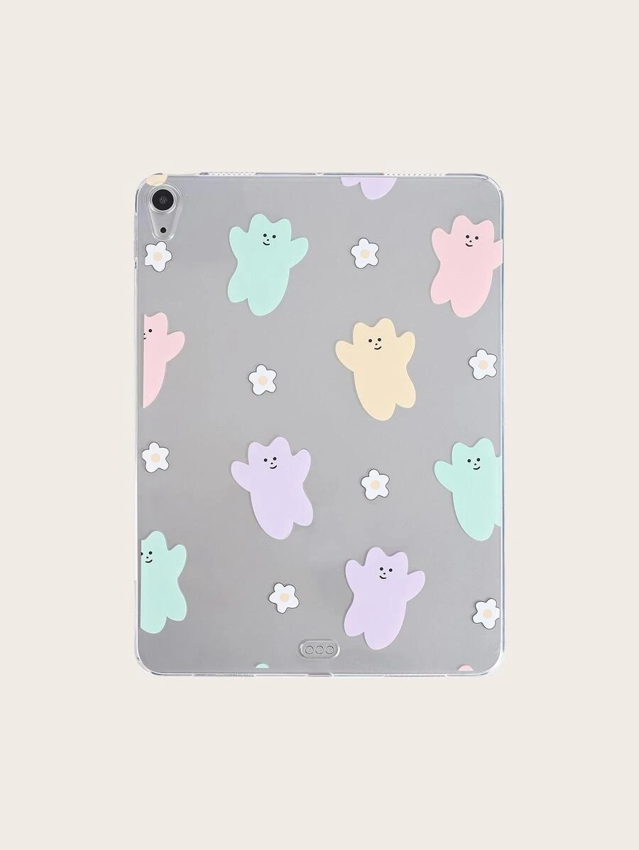 Cartoon Graphic Clear Case Compatible With iPad - Clear - View 1