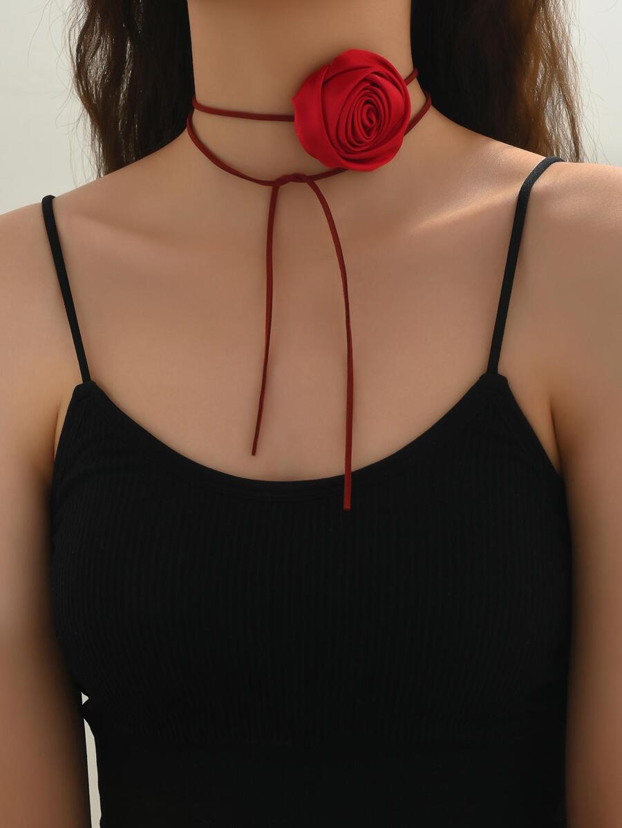 Dây chuyền - Màu Đỏ Sâu - Xem 1