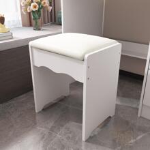 ECACAD Vanity Desk Set Makeup Table With Large Sliding Lighted Mirror & Glass Top, Modern Dressing Table With Drawers, Storage Shelves & Stool For Bedroom, White - trắng - Xem 9