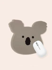 1入組可愛動物印花防水筆記本電腦鼠標墊 - 灰色 - 查看 1