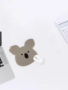 1入組可愛動物印花防水筆記本電腦鼠標墊 - 灰色 - 查看 3