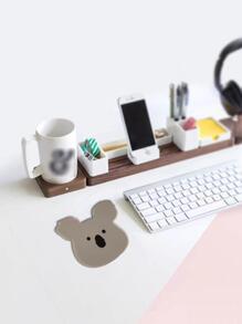 1入組可愛動物印花防水筆記本電腦鼠標墊 - 灰色 - 查看 5