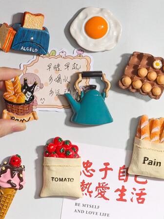 食物設計冰箱貼