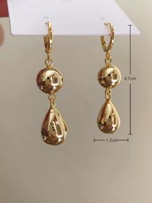 2 Stück Wassertropfen Ohrringe