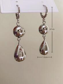 Pendientes con gota de agua