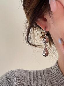 Pendientes con gota de agua