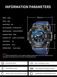 SMAEL 1pc Smael Sport Waterproof Electronic Watch