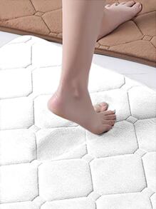 1 tấm thảm nhà tắm chống trượt màu trơn - trắng - Xem 5