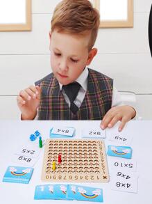 Multiplication Table Children's Early Learning Puzzle 9*9 Multiplication Table For Elementary School Students - Apricot - View 3